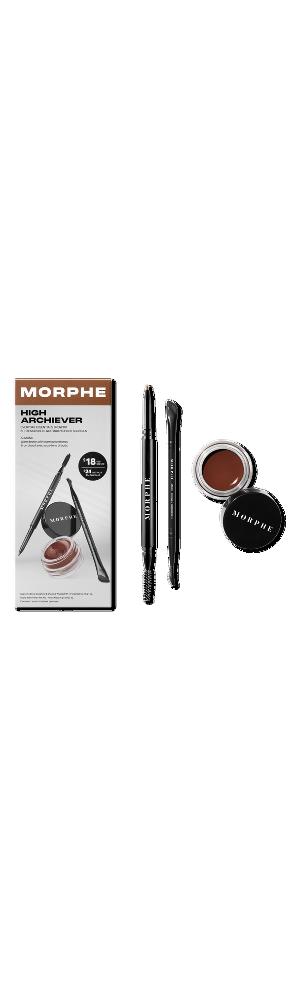 Ulta Morphe  High Archiever Everyday Essentials Brow Kit