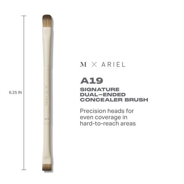 Ulta Morphe  Morphe X Ariel A19 Signature Dual-Ended Concealer Brush