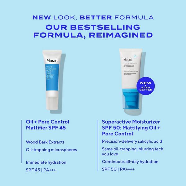 Ulta Murad  Superactive Mattifying Oil + Pore Control Moisturizer SPF 50