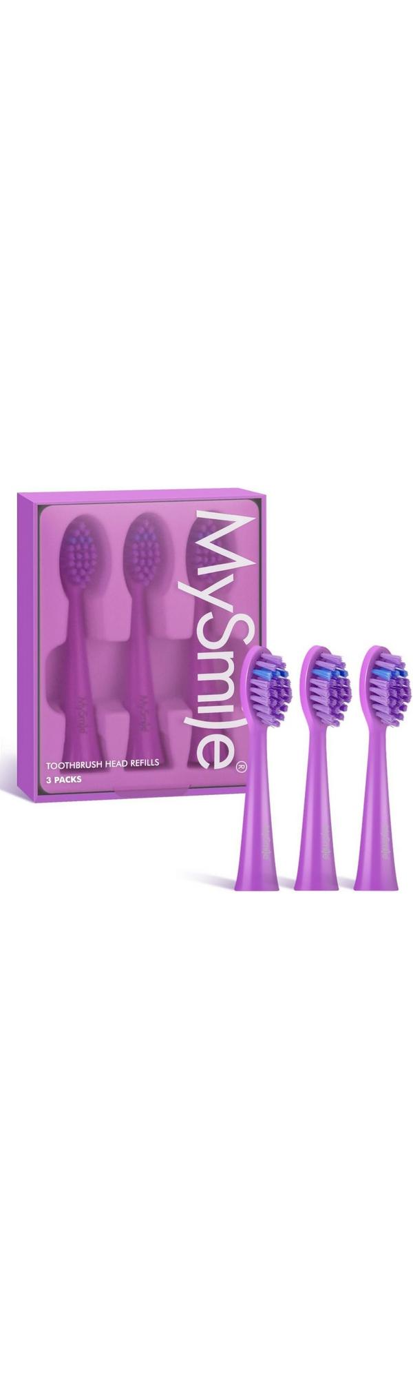 Ulta MySmile  DY156 Electric Toothbrush Replacement Heads (3 Pack)