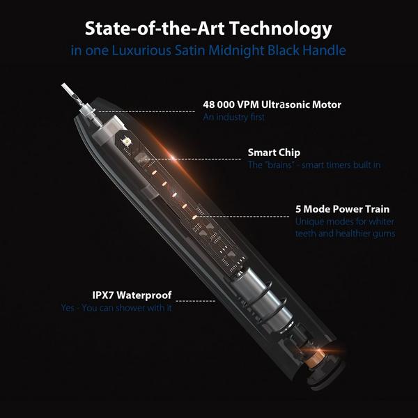 Ulta MySmile  Elite Rechargeable Sonic Toothbrush With Travel Case