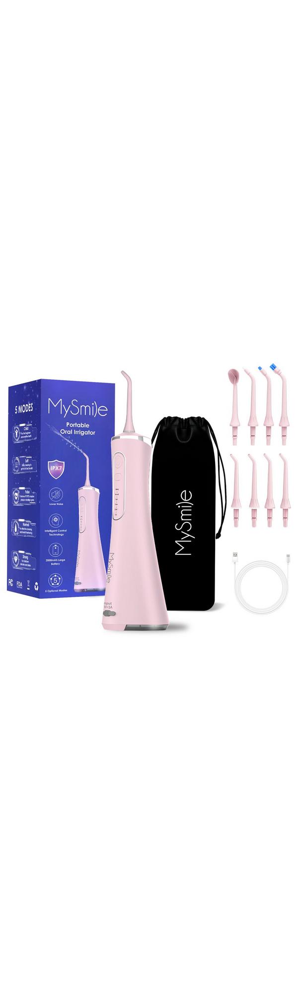 Ulta MySmile  LP211 Portable Cordless Water Flosser with 5 Modes