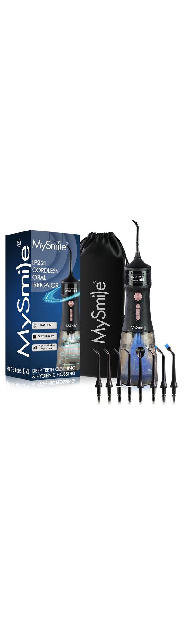 Ulta MySmile  LP221 Cordless Professional Water Flosser with UVC Sterilizable