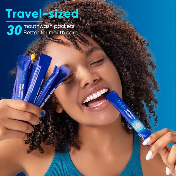 Ulta MySmile  Travel-Friendly Alcohol-Free Mouthwash In Fresh Mint