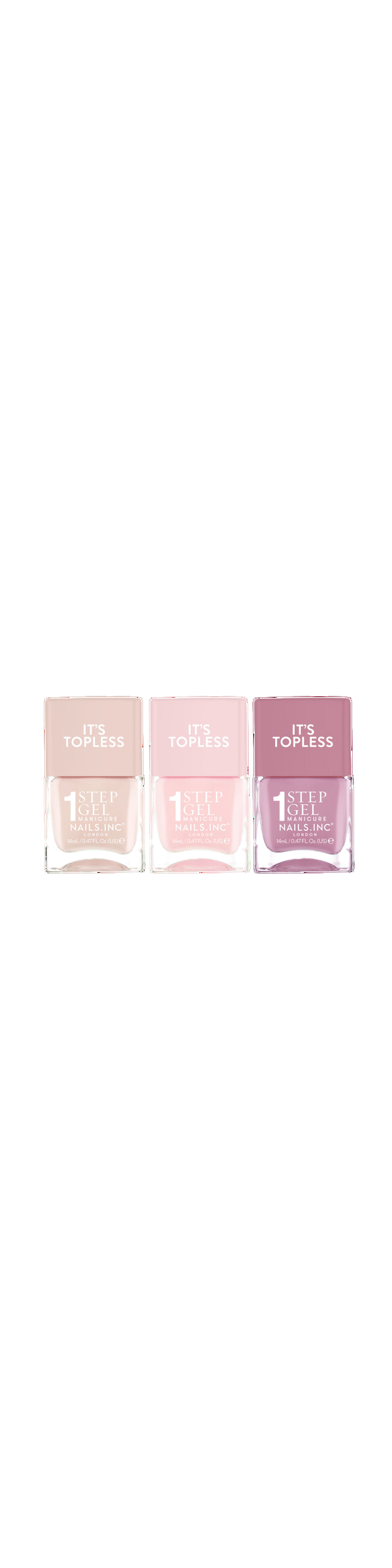 Ulta Nails Inc.  It's Topless Nudes 1-Step Gel-Like Manicure Nail Polish Set