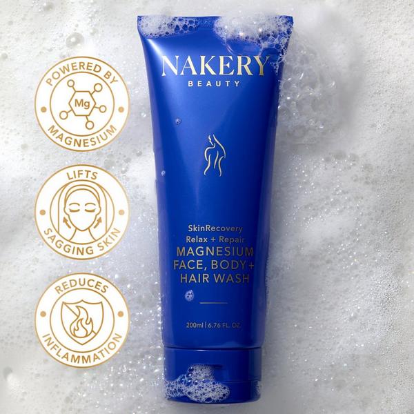 Ulta NAKERY BEAUTY  SkinRecovery Relax + Repair Magnesium Face Body & Hair Wash