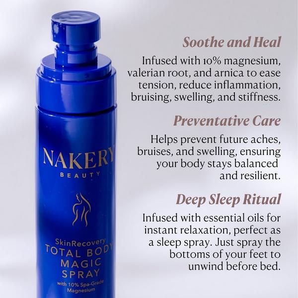 Ulta NAKERY BEAUTY  SkinRecovery Total Body Magic Spray With Magnesium