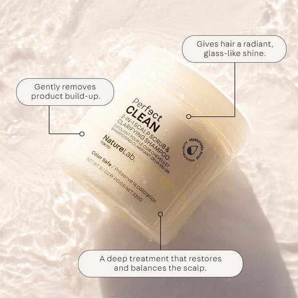 Ulta NatureLab. Tokyo  Perfect Clean 2-In-1 Scalp Scrub & Clarifying Shampoo