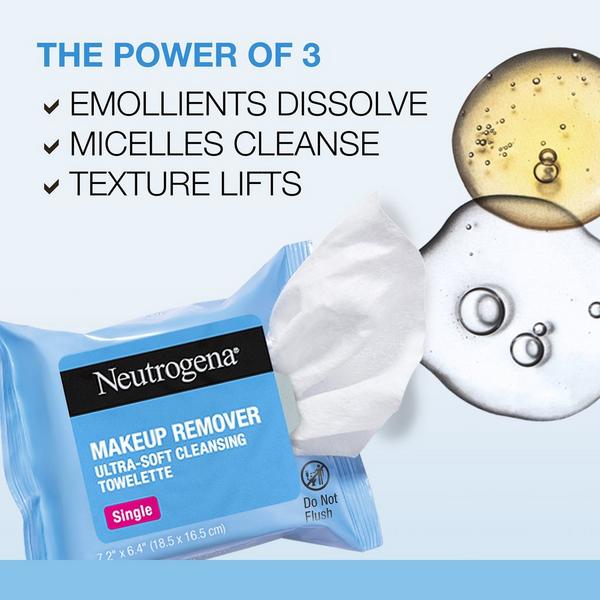 Ulta Neutrogena  Makeup Remover Cleansing Towelette Singles