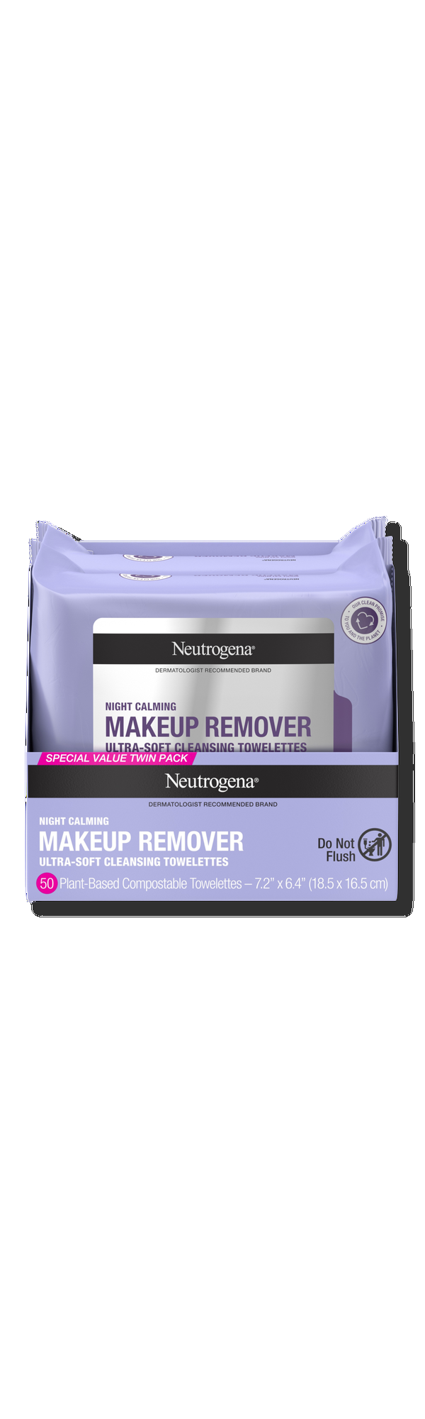 Ulta Neutrogena  Night Calming Makeup Remover Cleansing Towelettes Twin Pack
