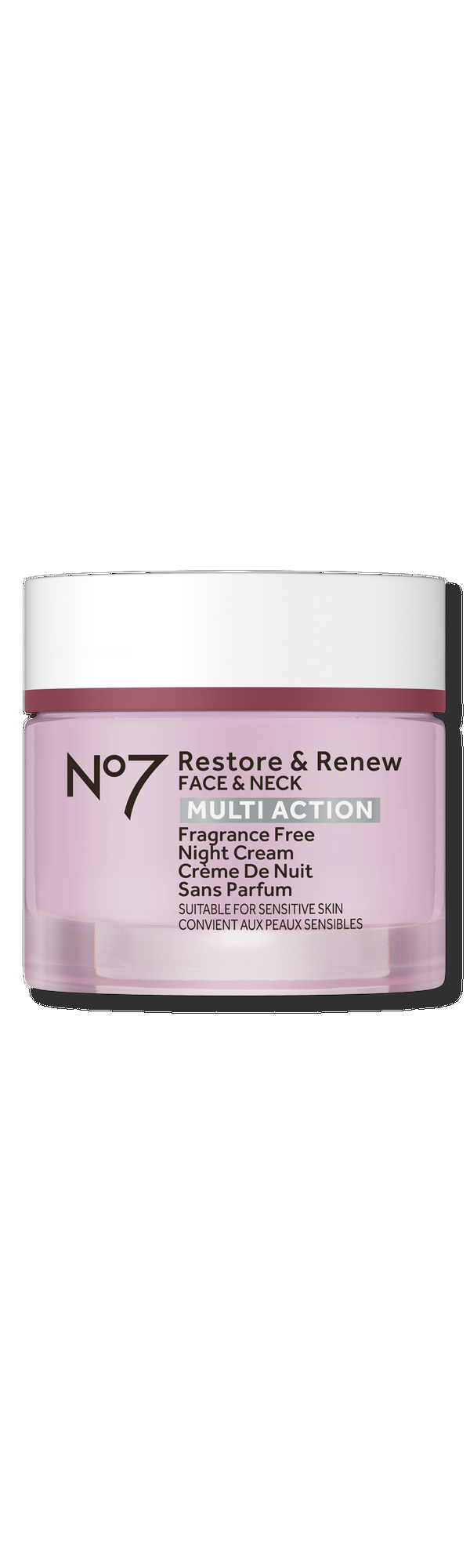 Ulta No7  Restore & Renew Face & Neck Multi Action Fragrance Free Night Cream