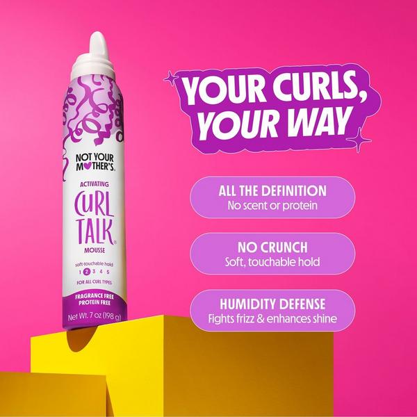 Ulta Not Your Mother's  Curl Talk Fragrance-Free Curl Activating Hair Mousse