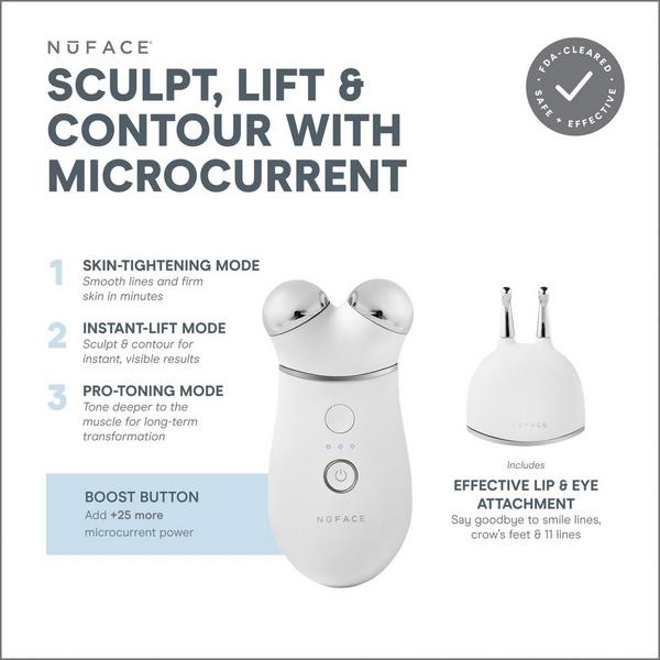 Ulta NuFACE  TRINITY+ Microcurrent Kit With Effective Lip & Eye Attachment