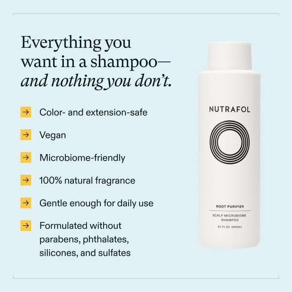 Ulta NUTRAFOL  Root Purifier Scalp Microbiome Shampoo For Thinning Hair