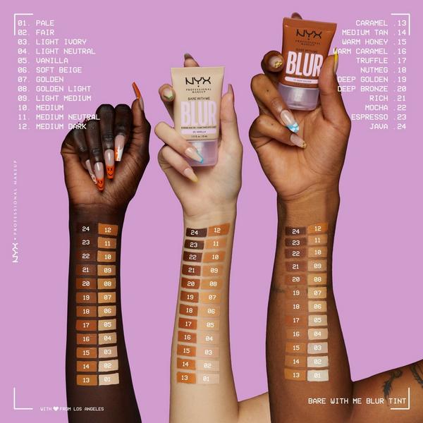 Ulta NYX Professional Makeup  Bare With Me Blur Tint Soft Matte Foundation