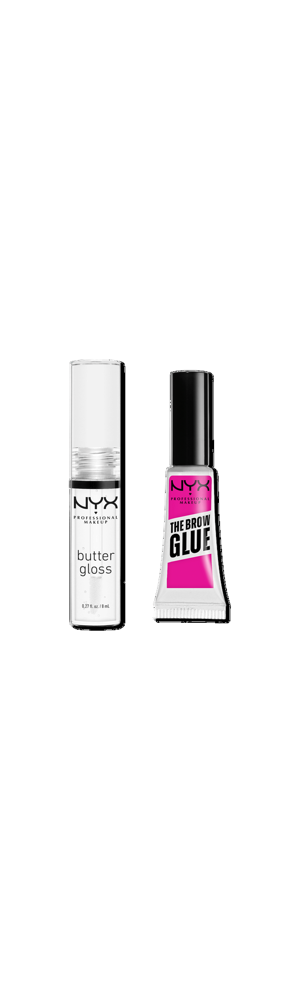 Ulta NYX Professional Makeup  Butter Gloss & Brow Glue Duo Kit