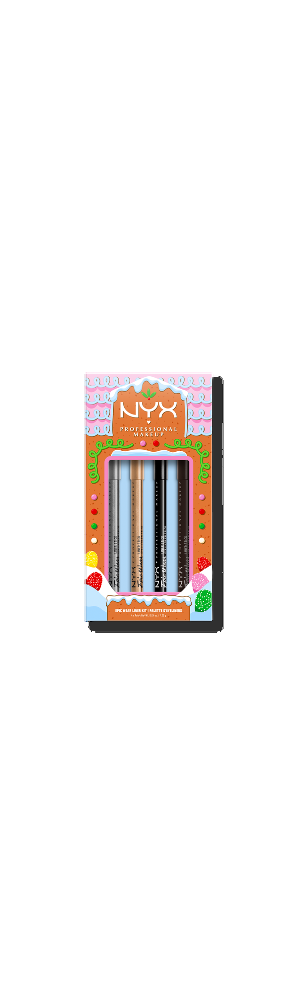 Ulta NYX Professional Makeup  Holiday Eye Candy Epic Wear Liner Stick Kit
