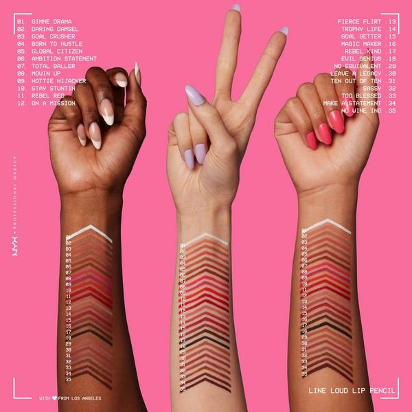 Ulta NYX Professional Makeup  Line Loud Longwear Lip Liner