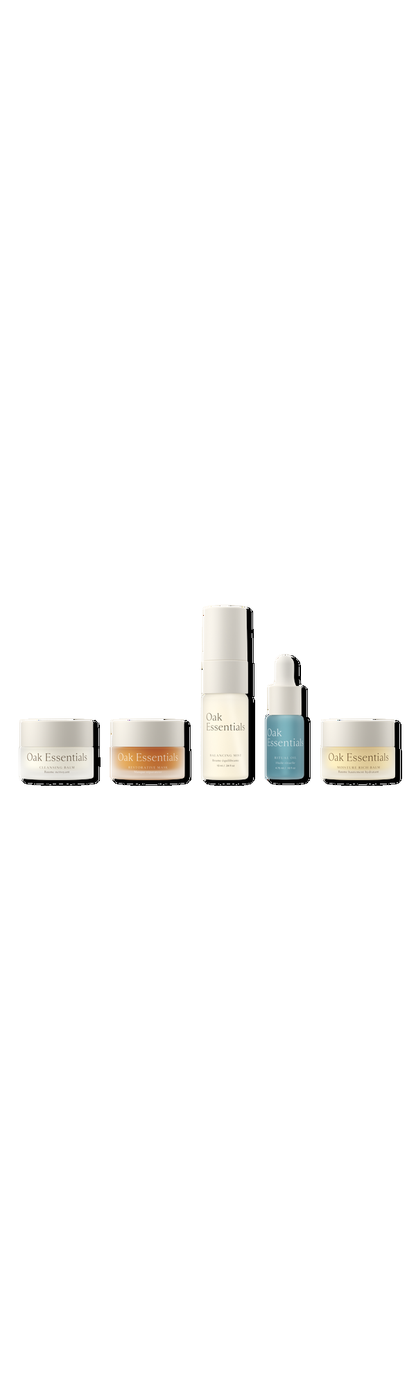 Ulta Oak Essentials  Mini Routine: 5-Step Travel-Size Skin Gift Set