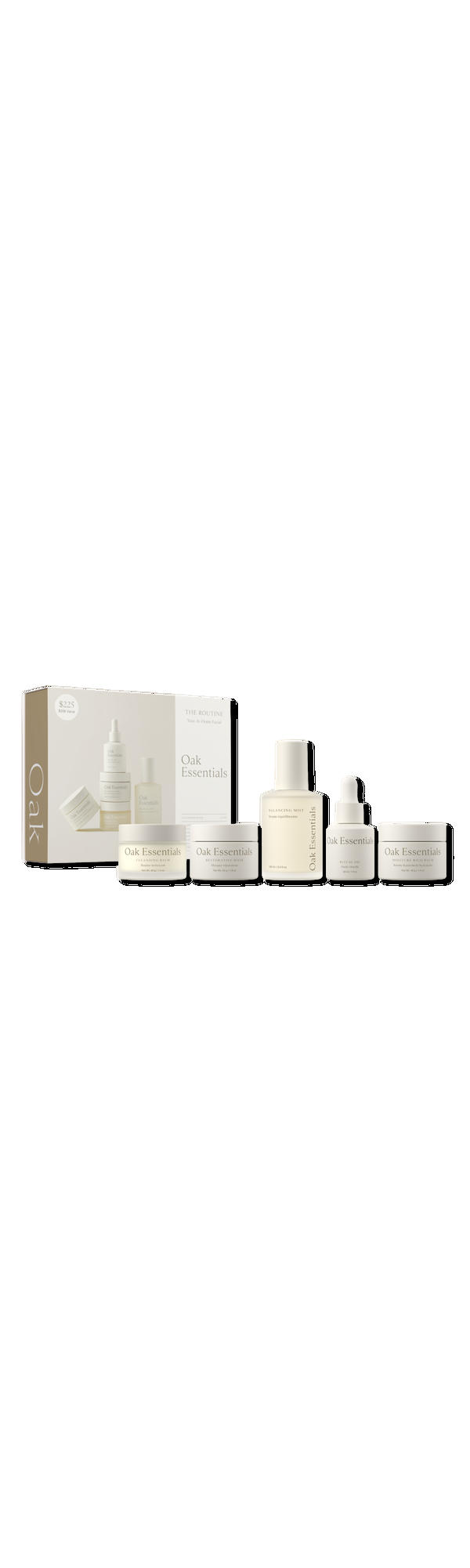 Ulta Oak Essentials  The Routine: Your At-Home Facial Gift Set