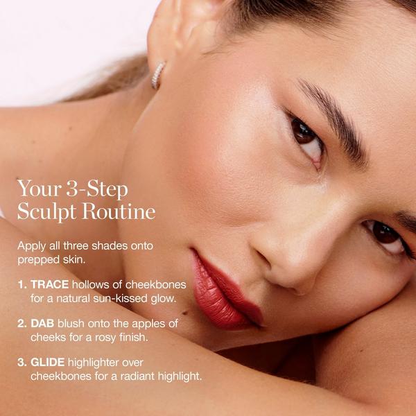 Ulta Ogee  Crystal Contour Collection - Bronzer Blush & Highlighter Face Sticks