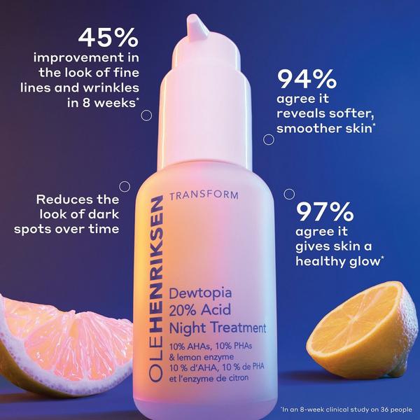 Ulta OLEHENRIKSEN  Dewtopia 20% PHA/AHA Retexturizing Night Serum