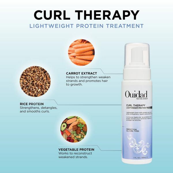 Ulta Ouidad  Curl Therapy Lightweight Protein Foam Hair Treatment