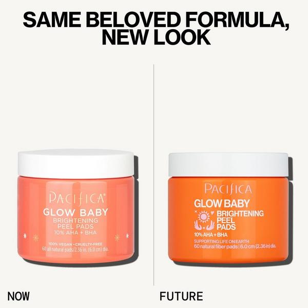 Ulta Pacifica  Glow Baby Brightening Peel Pads 10% AHA + BHA