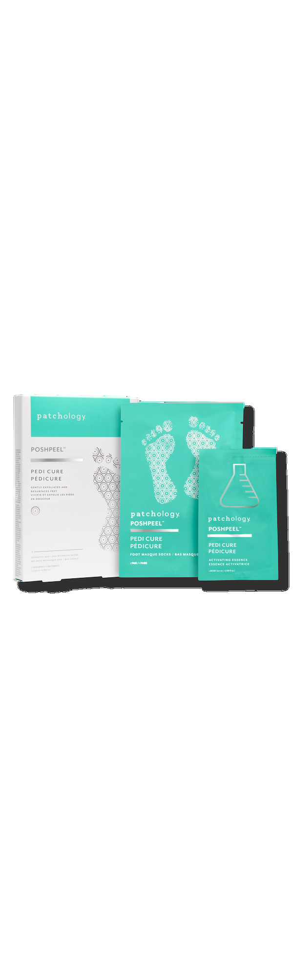 Ulta Patchology  PoshPeel Pedi Cure Intensive Foot Peel Treatment