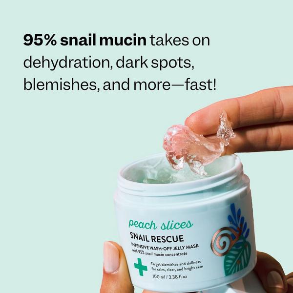 Ulta Peach Slices  Snail Rescue Intensive Wash-Off Jelly Mask