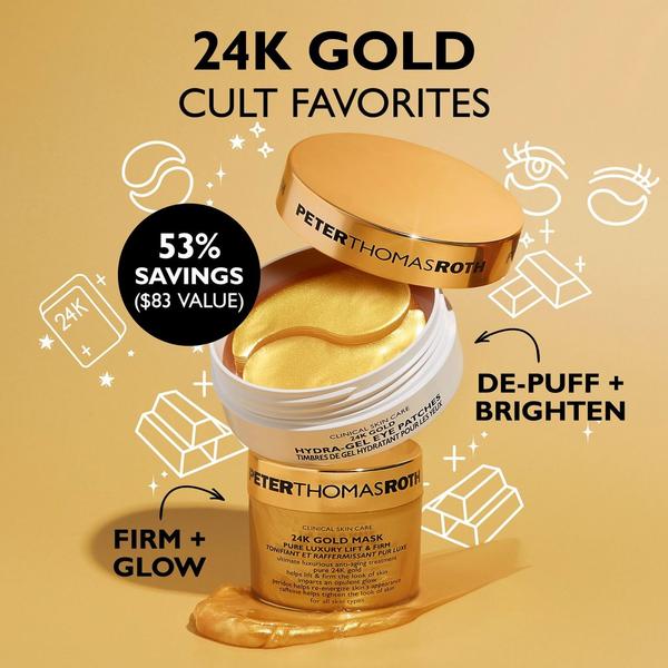 Ulta Peter Thomas Roth  24K Gold Glow-Up 2-Piece Kit