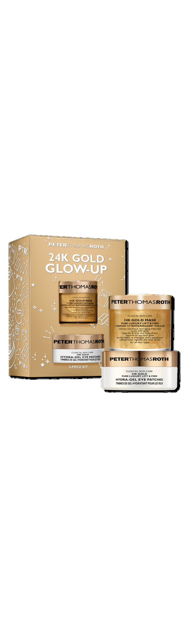 Ulta Peter Thomas Roth  24K Gold Glow-Up 2-Piece Kit