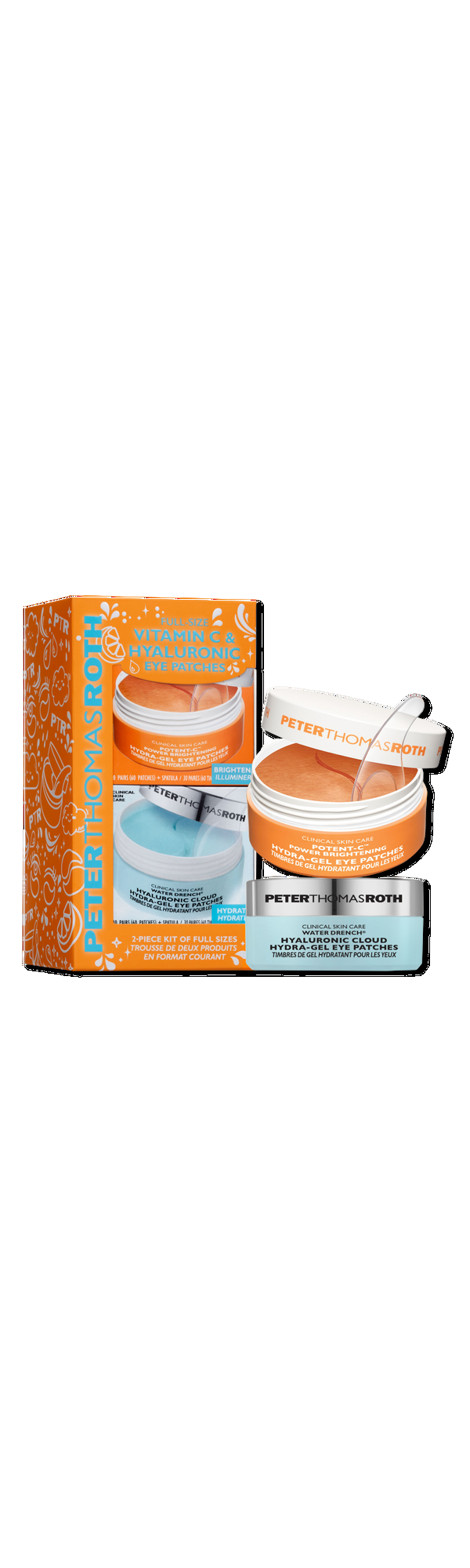 Ulta Peter Thomas Roth  Full-Size Vitamin C & Hyaluronic Eye Patches 2-Piece Kit