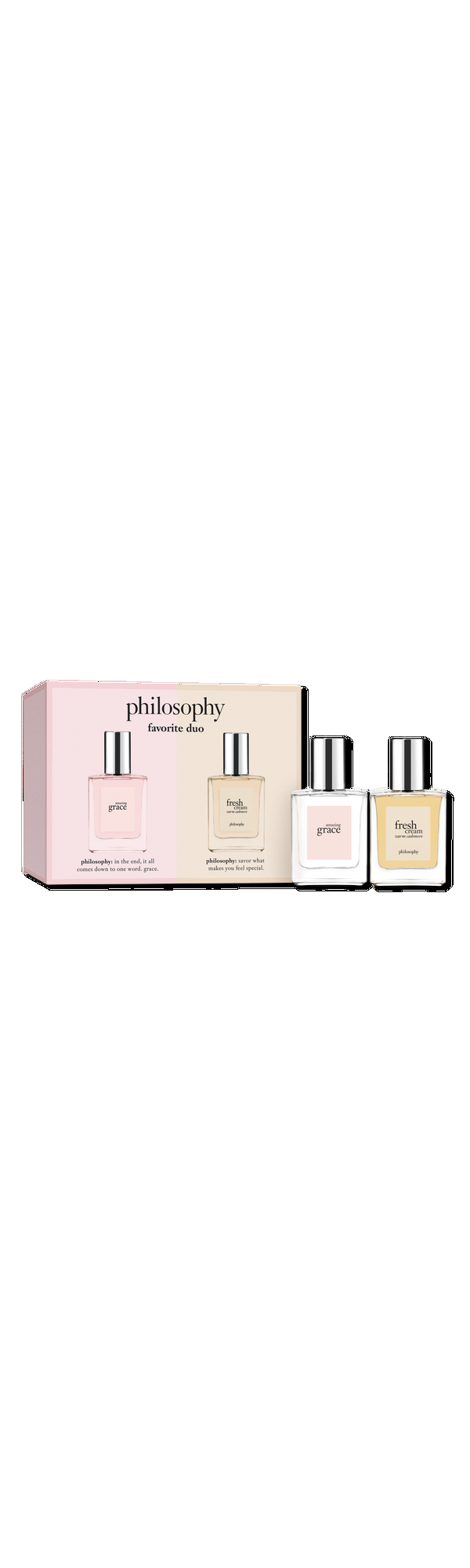 Ulta Philosophy  Amazing Grace and Fresh Cream Warm Cashmere 2-Piece Mini Gift Set