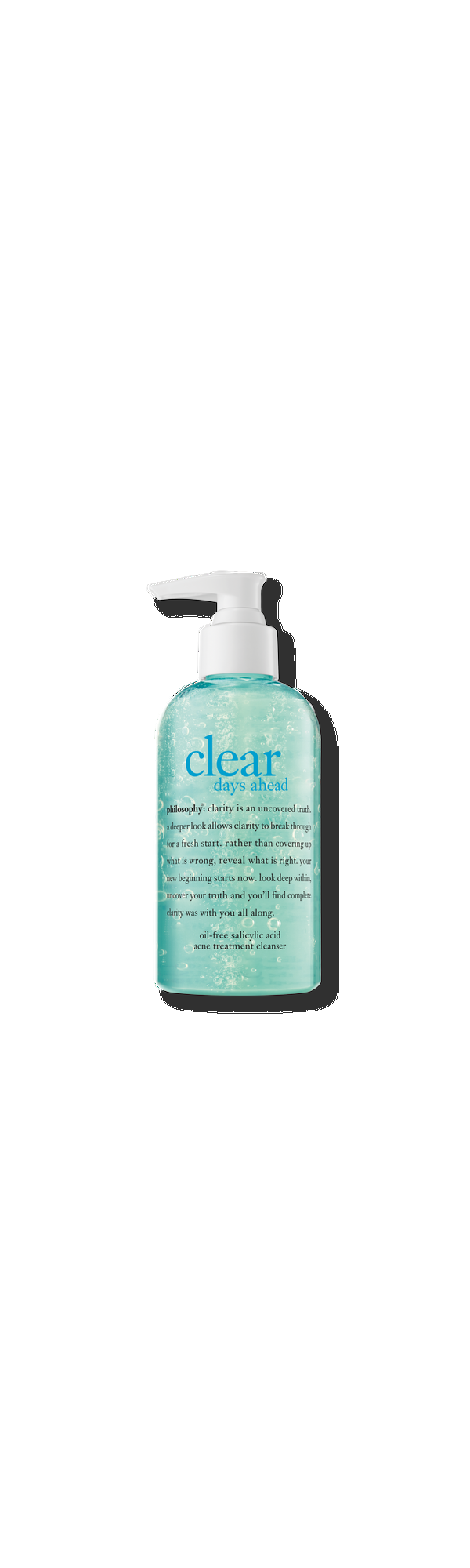 Ulta Philosophy  Clear Days Ahead Oil-Free Salicylic Acid Acne Treatment Cleanser