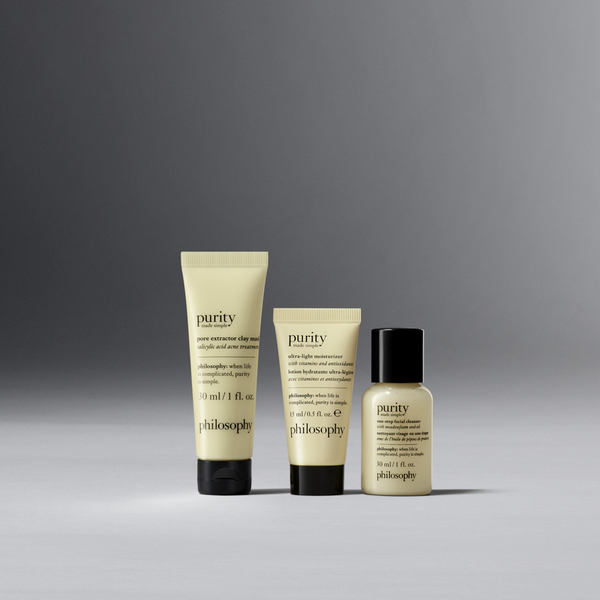 Ulta Philosophy  Purity Made Simple Cleanse Purify Hydrate Mini Set