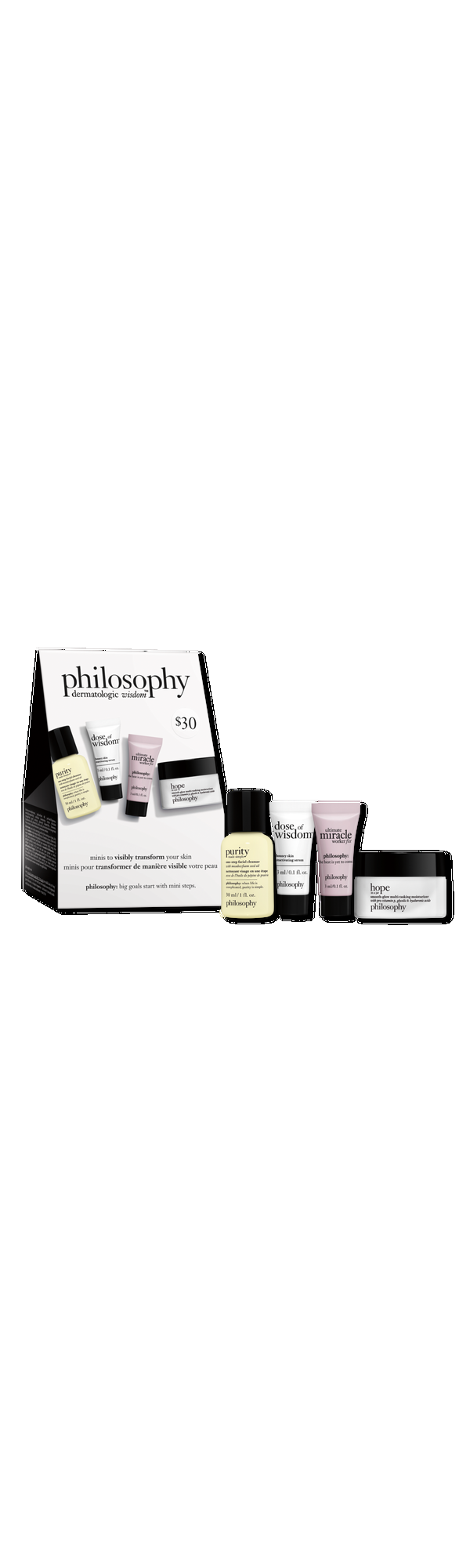 Ulta Philosophy  Skincare Icons Minis To Visibly Transform Your Skin Set