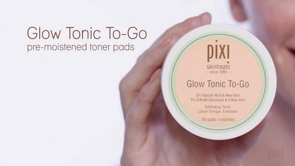 Ulta Pixi  Glow Tonic To-Go 5% Glycolic Acid Exfoliating Toner Pads
