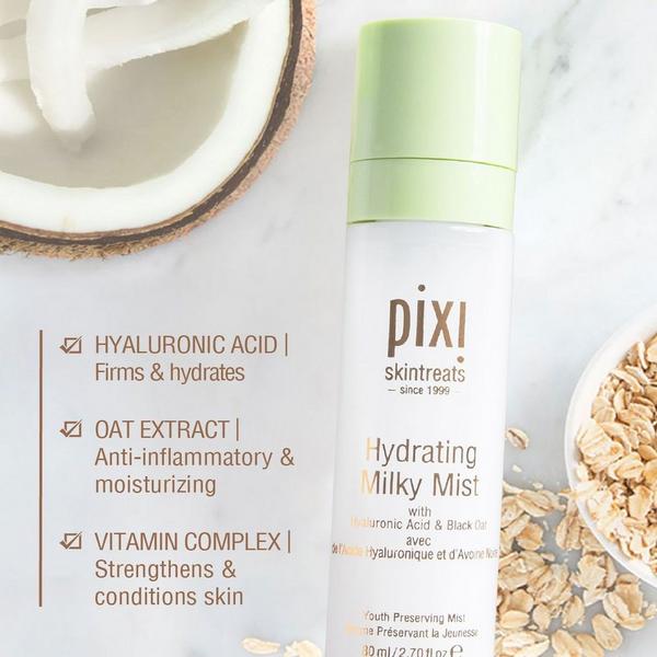 Ulta Pixi  Hydrating Milky Mist With Hyaluronic Acid And Black Oat