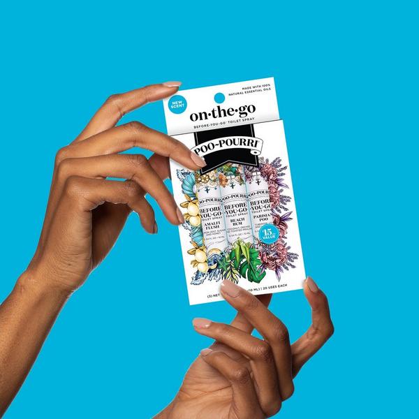 Ulta Poo~Pourri  Wanderlust On-The-Go 3 Pack Before-You-Go Toilet Spray Travel Size Set