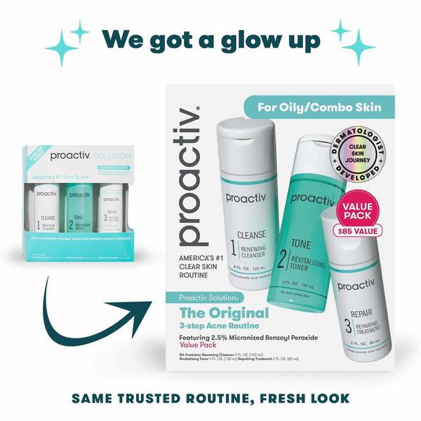 Ulta Proactiv  3-Step Routine Complete Acne Skin Care Kit