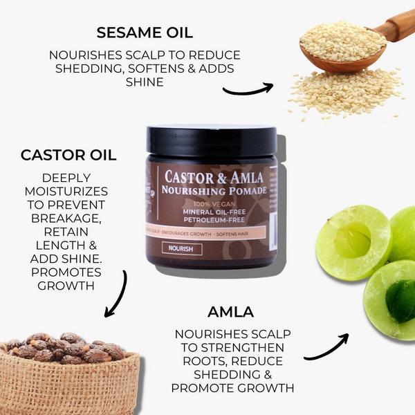Ulta Qhemet Biologics  Castor & Amla Nourishing Pomade