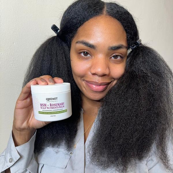 Ulta Qhemet Biologics  MSM + ROSEMARY Scalp Nutrients Balm