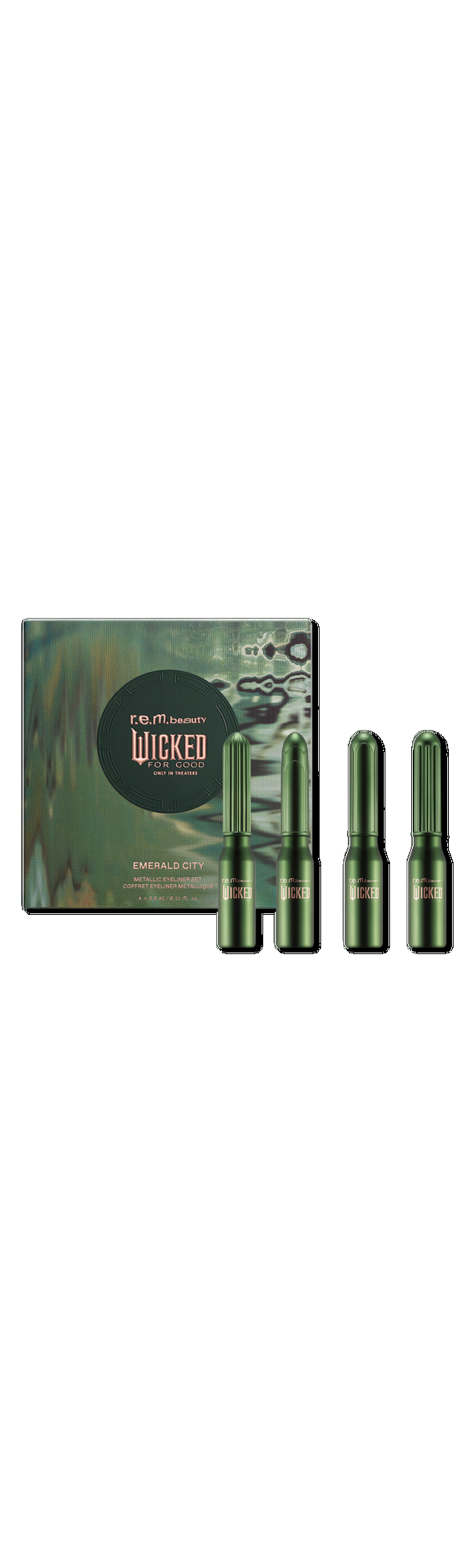 Ulta r.e.m. beauty  Wicked Emerald City Metallic Eyeliner Set