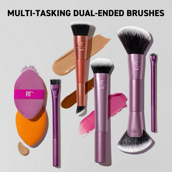 Ulta Real Techniques  Big Blends Energy Brush + Dual-Sided Puff Set