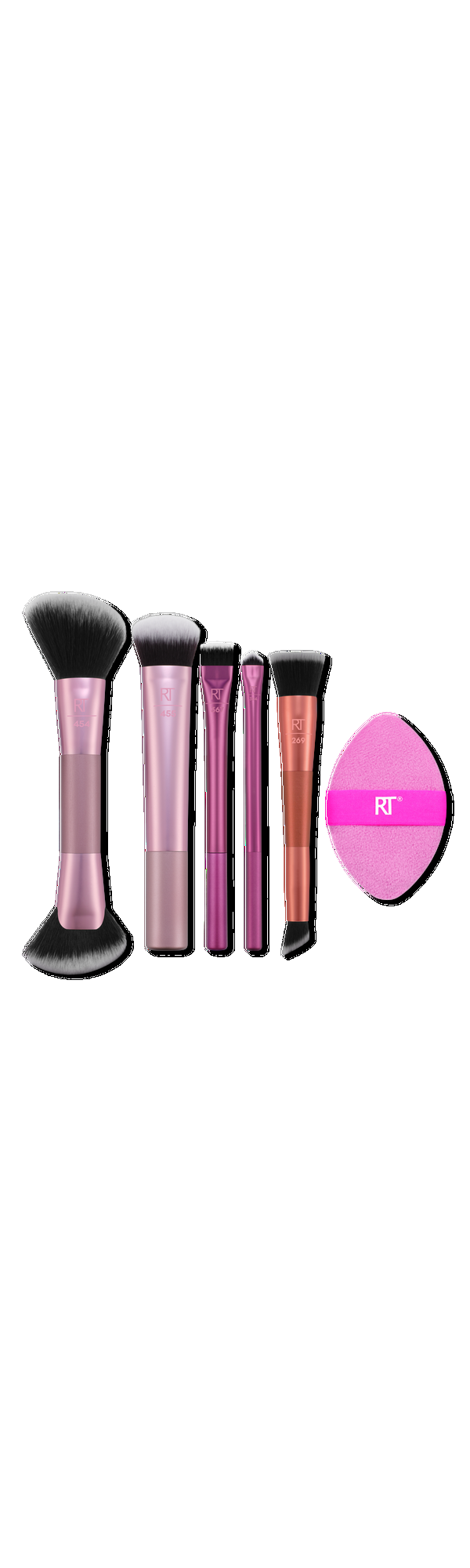 Ulta Real Techniques  Big Blends Energy Brush + Dual-Sided Puff Set