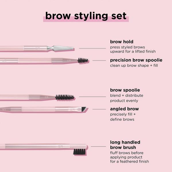 Ulta Real Techniques  Brow Styling Makeup Brush And Tool Set