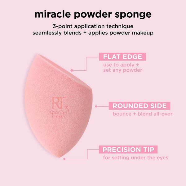 Ulta Real Techniques  Iconic Blend + Set Makeup Sponge Duo