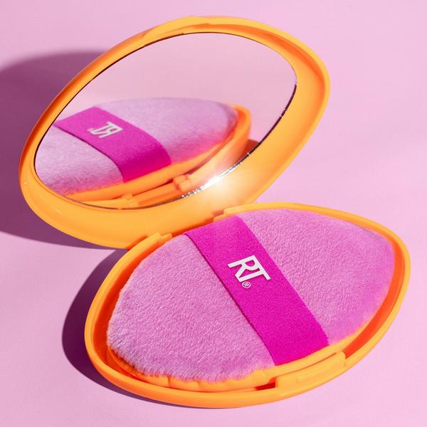 Ulta Real Techniques  Miracle 2-In-1 Dual-Sided Powder Puff + Travel Case