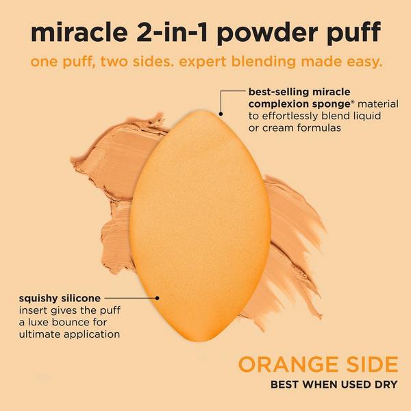 Ulta Real Techniques  Miracle 2-In-1 Dual-Sided Powder Puff 4-Pack